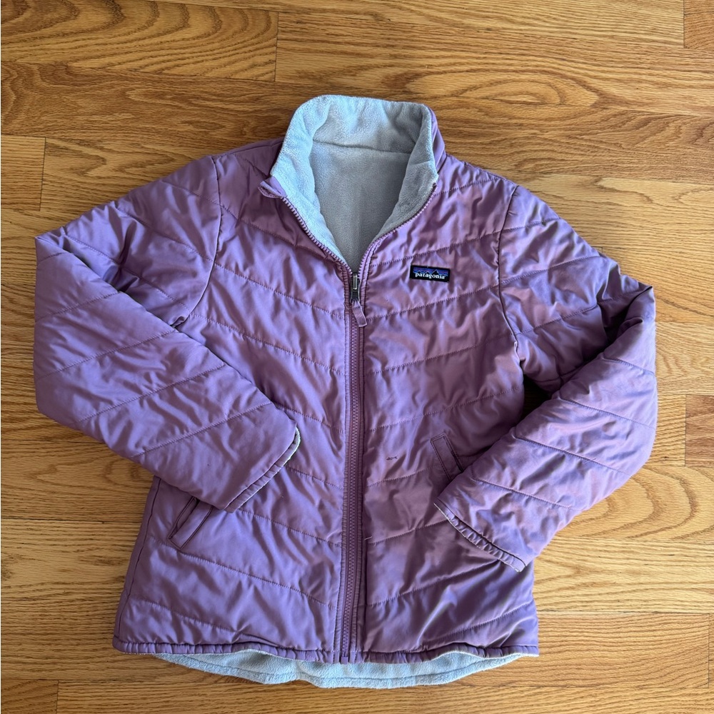 Patagonia kids down sweater jacket reversible